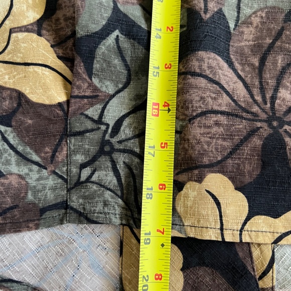 Tommy Bahama EUC Women Sleeveless Tropical Print Front Tie 100% silk Size M - Picture 9 of 12